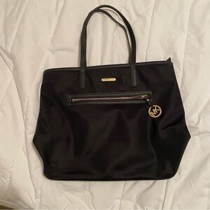 Michael Kors Black Canvas Tote